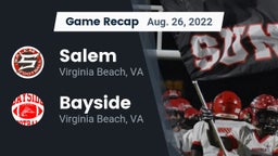 Recap: Salem  vs. Bayside  2022