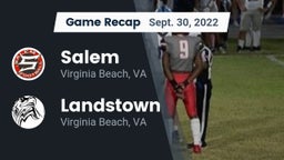 Recap: Salem  vs. Landstown  2022