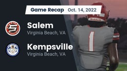 Recap: Salem  vs. Kempsville  2022