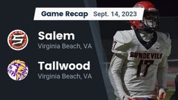 Recap: Salem  vs. Tallwood  2023