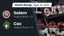 Recap: Salem  vs. Cox  2023