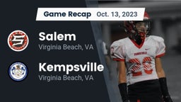 Recap: Salem  vs. Kempsville  2023