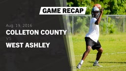 Recap: Colleton County  vs. West Ashley  2016