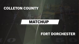 Matchup: Colleton County vs. Fort Dorchester  2016