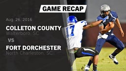 Recap: Colleton County  vs. Fort Dorchester  2016