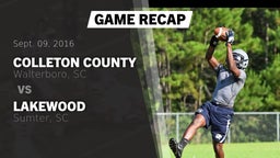 Recap: Colleton County  vs. Lakewood  2016