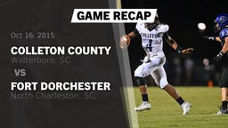 Recap: Colleton County  vs. Fort Dorchester  2015