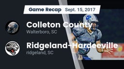Recap: Colleton County  vs. Ridgeland-Hardeeville 2017