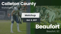 Matchup: Colleton County vs. Beaufort  2017