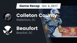 Recap: Colleton County  vs. Beaufort  2017