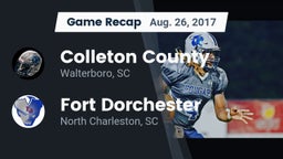 Recap: Colleton County  vs. Fort Dorchester  2017