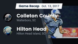 Recap: Colleton County  vs. Hilton Head  2017