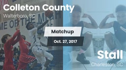 Matchup: Colleton County vs. Stall  2017