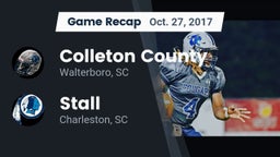 Recap: Colleton County  vs. Stall  2017