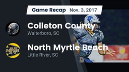 Recap: Colleton County  vs. North Myrtle Beach  2017