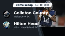 Recap: Colleton County  vs. Hilton Head  2018