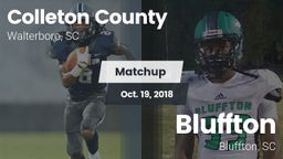 Matchup: Colleton County vs. Bluffton  2018