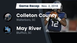 Recap: Colleton County  vs. May River  2018