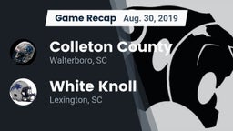 Recap: Colleton County  vs. White Knoll  2019