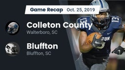 Recap: Colleton County  vs. Bluffton  2019
