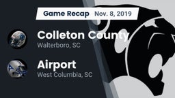 Recap: Colleton County  vs. Airport  2019