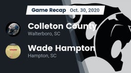 Recap: Colleton County  vs. Wade Hampton  2020