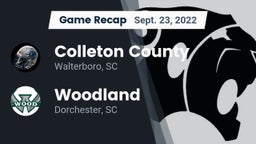 Recap: Colleton County  vs. Woodland  2022