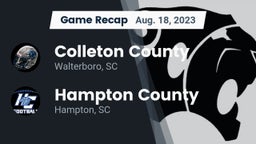 Recap: Colleton County  vs. Hampton County   2023