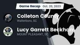 Recap: Colleton County  vs. Lucy Garrett Beckham  2023