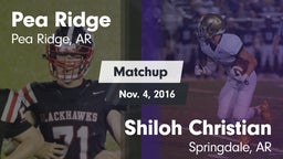 Matchup: Pea Ridge vs. Shiloh Christian  2016