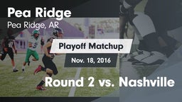 Matchup: Pea Ridge vs. Round 2 vs. Nashville 2016