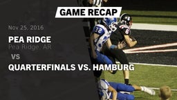 Recap: Pea Ridge  vs. Quarterfinals vs. Hamburg 2016