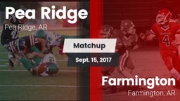Matchup: Pea Ridge vs. Farmington  2017
