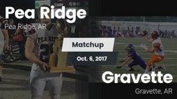 Matchup: Pea Ridge vs. Gravette  2017