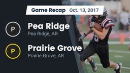 Recap: Pea Ridge  vs. Prairie Grove  2017