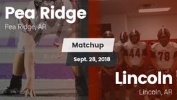 Matchup: Pea Ridge vs. Lincoln  2018