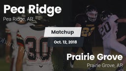 Matchup: Pea Ridge vs. Prairie Grove  2018