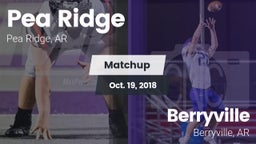 Matchup: Pea Ridge vs. Berryville  2018