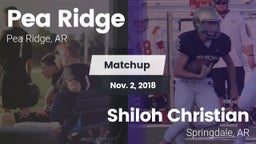 Matchup: Pea Ridge vs. Shiloh Christian  2018