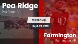 Matchup: Pea Ridge vs. Farmington  2019