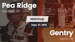 Matchup: Pea Ridge vs. Gentry  2019
