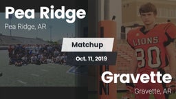 Matchup: Pea Ridge vs. Gravette  2019