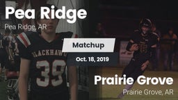 Matchup: Pea Ridge vs. Prairie Grove  2019