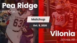 Matchup: Pea Ridge vs. Vilonia  2020