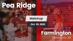Matchup: Pea Ridge vs. Farmington  2020