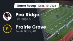 Recap: Pea Ridge  vs. Prairie Grove  2021