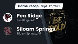 Recap: Pea Ridge  vs. Siloam Springs  2021
