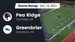 Recap: Pea Ridge  vs. Greenbrier  2021