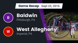 Recap: Baldwin  vs. West Allegheny  2016