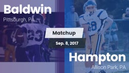 Matchup: Baldwin vs. Hampton  2017